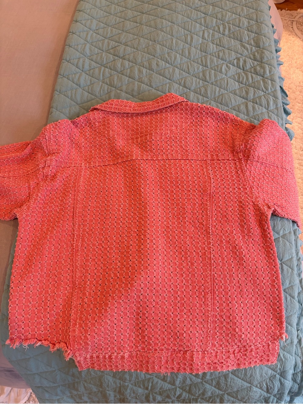 Textured, Distressed POL Jacket Small - Picture 3 of 6